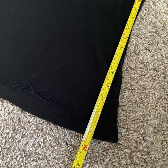 Adrienne Vittadini sz‎ S black ruffle tassel sleeveless tank blouse - Picture 8 of 9